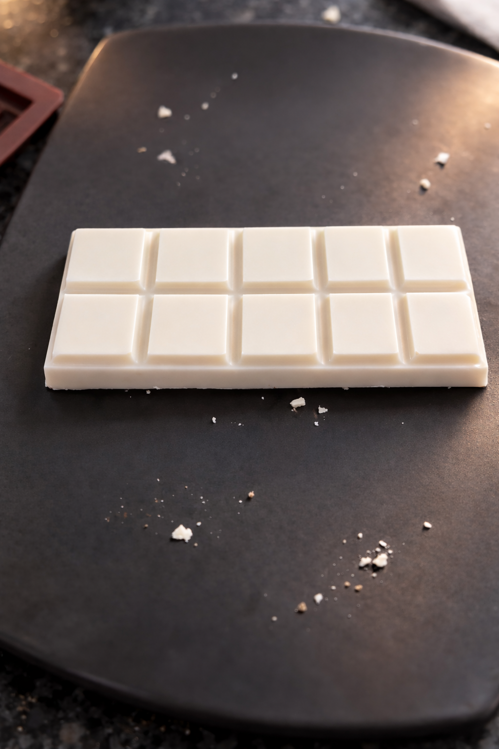 vegan whilte chocolate bar