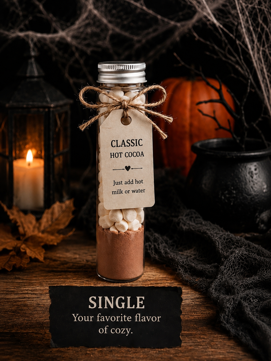 Vegan Hot Cocoa Vials | Classic, Pumpkin Spice, Cinnamon (65 mL) 🍂☕️ - Image 3